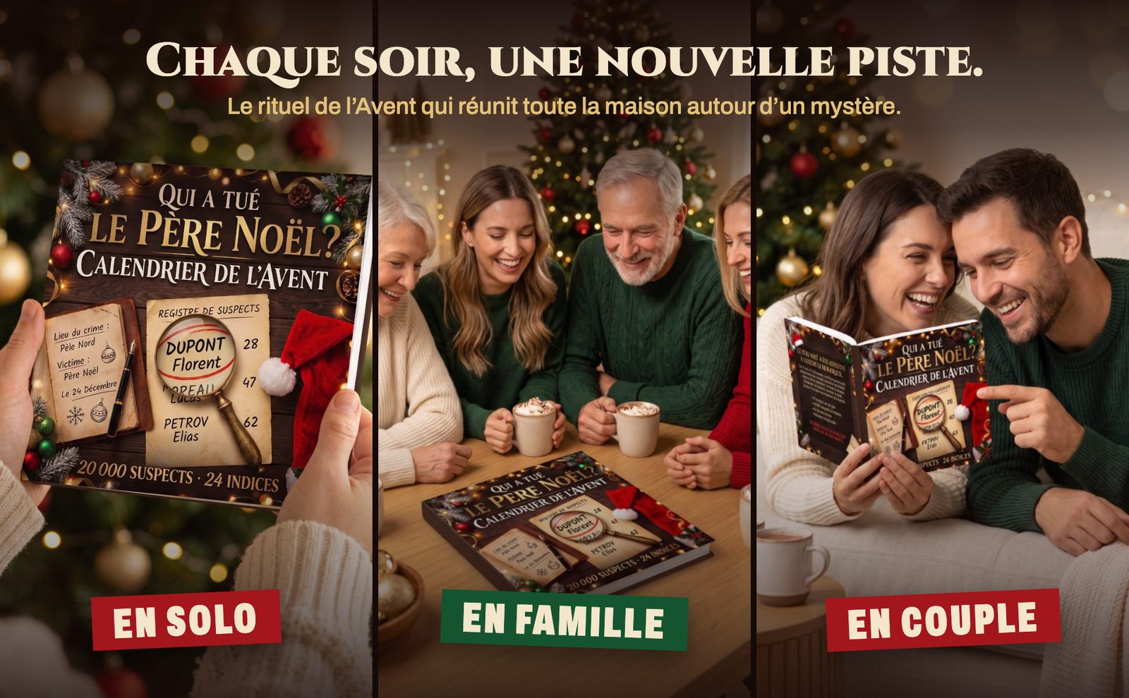 En solo, en famille, en couple